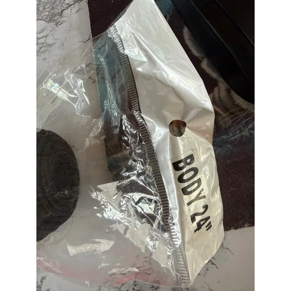 SKU3320 24-Inch Curly Auburn Hair Extensions / Wig Roll (New In Package)